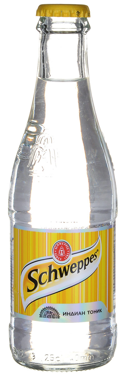 Schweppes Индиан Тоник напиток сильногазированный, 0,25 л305802 Schweppes Индиан Тоник напиток сильногазированный, 0,25 л305802Schweppes Индиан Тоник - классический представитель марки, напиток с хинином, изобретенный в период британского правления в колониальной Индии. Хинин - экстракт из коры хинного дерева с сильным горьким вкусом.Уважаемые клиенты! Обращаем ваше внимание на то, что упаковка может иметь несколько видов дизайна. Поставка осуществляется в зависимости от наличия на складе. Уважаемые клиенты! Обращаем ваше внимание, что полный перечень состава продукта представлен на дополнительном изображении.