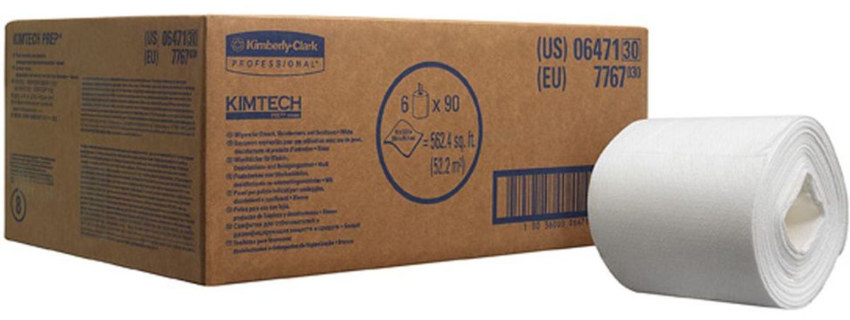 Полотенца бумажные Kimtech Wettask DS, 6 рулонов. 77677767 Полотенца бумажные Kimtech Wettask DS, 6 рулонов. 77677767Бумажные полотенца Kimtech Wettask DS - это идеальное решение для очистки и дезинфекции без распыления химикатов, инфекционный контроль в лечебных заведениях. Полотенца препятствуют образованию плесени и бактерий. Заправляемая, герметичная система очистки на основе предварительно пропитанных салфеток помогает снизить затраты на растворители и дезинфицирующие средства, повышает уровень безопасности за счет предотвращения разливов. Ведро-диспенсер приобретается отдельно.В наборе: 6 рулонов. Количество листов в рулоне: 90 шт.