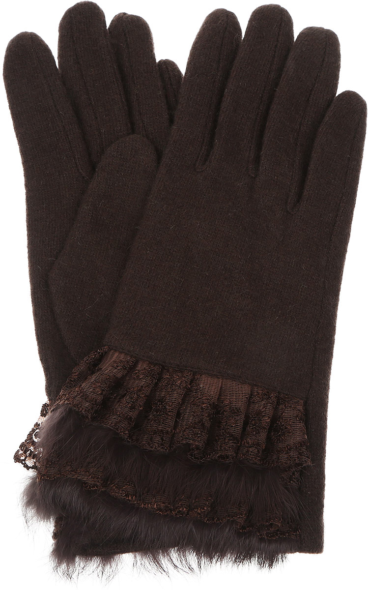 Перчатки женские Venera, цвет: коричневый. 9500443-19/2. Размер универсальный