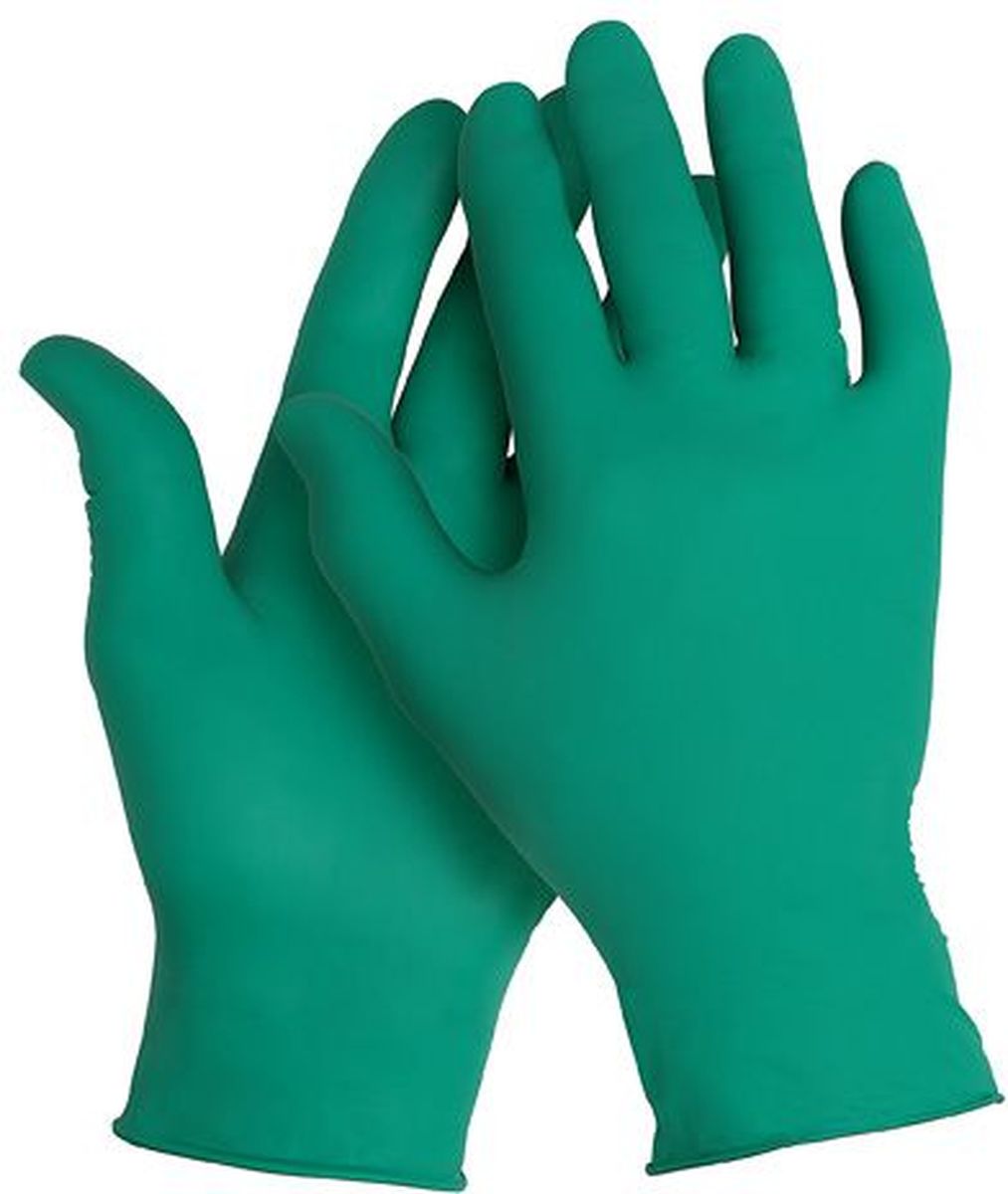 Перчатки хозяйственные Kleenguard G20, размер 6 (XS), цвет: зеленый, 1250 шт90090 Перчатки хозяйственные Kleenguard G20, размер 6 (XS), цвет: зеленый, 1250 шт90090Ассортимент перчаток для защиты рук от химических веществ и механических воздействий – повышают безопасность работ и сокращают затраты. Идеальное решение, обеспечивающее защиту уровня СИЗ категории III (CE Complex) от брызг химических веществ в медицине, полиграфии, сельском хозяйстве, на участках сборки и окраски автомобилей, при выполнении аварийных работ, сборе мусора, химических разливов и утилизации отходов. Не содержат латекс и присыпок. Прочные и эргономичные перчатки с высокой тактильной чувствительностью. Могут быть использованы в пищевой промышленности или HoReCa.Формат поставки: сверхтонкие перчатки с универсальным дизайном для обеих рук; не содержат присыпку и латекс; усиленная манжета для дополнительной прочности, рельефная поверхность пальцев для лучшего захвата; широкий ассортимент размеров – от XS до XL – обеспечивает комфортное ношение.Размеры:90090 - XS (6)90091 - S (7)90092 - M (8)90093 - L (9)
