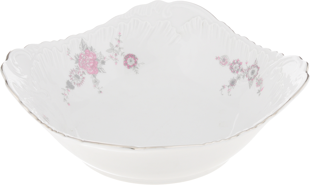 Салатник Cmielow & Chodziez Rococo, 27 х 27 см0033710/786-94 Салатник Cmielow & Chodziez Rococo, 27 х 27 см0033710/786-94Элегантный салатник Cmielow & Chodziez Rococo, изготовленный из высококачественного фарфора, прекрасно подойдет для подачи различных блюд: закусок, салатов или фруктов. Такой салатник украсит ваш праздничный или обеденный стол, а оригинальное исполнение понравится любой хозяйке. Размер салатника: 27 х 27 см.
