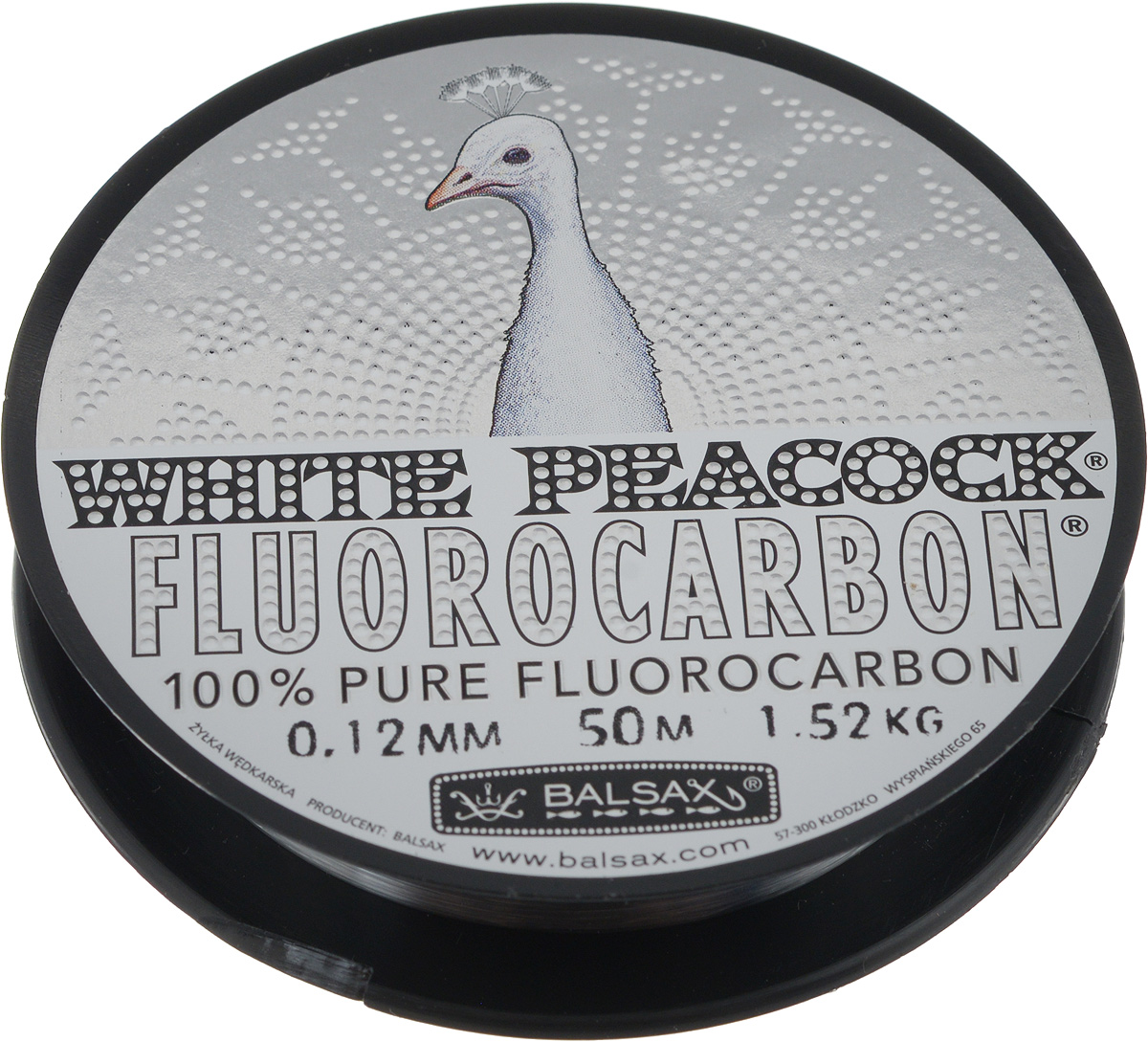 Леска флюорокарбоновая Balsax White Peacock, 50 м, 0,12 мм, 1,52 кг314-09012 Леска флюорокарбоновая Balsax White Peacock, 50 м, 0,12 мм, 1,52 кг314-09012Флюорокарбоновая леска Balsax White Peacock становится абсолютно невидимой в воде. Обычные лески отражают световые лучи, поэтому рыбы их обнаруживают. Флюорокарбон имеет приближенный к воде коэффициент преломления, поэтому пропускает сквозь себя свет, не давая отражений. Рыбы не видят флюорокарбон. Многие рыболовы во всем мире используют подобные лески в качестве поводковых, благодаря чему получают более лучшие результаты.Флюорокарбон на 50% тяжелее обычных лесок и на 78% тяжелее воды. Понятно, почему этот материал используется для рыболовных лесок, он тонет очень быстро. Флюорокарбон не впитывает воду даже через 100 часов нахождения в ней. Обычные лески впитывают до 10% воды в течение 24 часов, что приводит к потере 5 - 10% прочности. Сопротивляемость флюорокарбона к истиранию значительно больше, чем у обычных лесок. Он выдерживает температуры от -40°C до +160°C.
