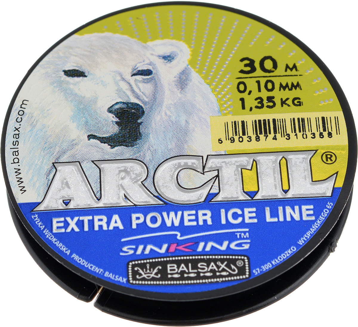 Леска зимняя Balsax Arctil, 30 м, 0,10 мм, 1,35 кг312-07010 Леска зимняя Balsax Arctil, 30 м, 0,10 мм, 1,35 кг312-07010Леска Balsax Arctil изготовлена из 100% нейлона и очень хорошо выдерживает низкие температуры. Даже в самом холодном климате, при температуре вплоть до -40°C, она сохраняет свои свойства практически без изменений, в то время как традиционные лески становятся менее эластичными и теряют прочность.Поверхность лески обработана таким образом, что она не обмерзает и отлично подходит для подледного лова. Прочна в местах вязки узлов даже при минимальном диаметре.Уважаемые клиенты! Обращаем ваше внимание на то, что упаковка может иметь несколько видов дизайна. Поставка осуществляется в зависимости от наличия на складе.