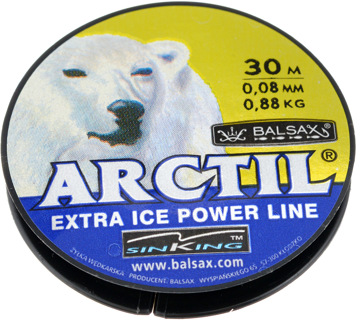 Леска зимняя Balsax Arctil, 30 м, 0,08 мм, 0,88 кг312-07008 Леска зимняя Balsax Arctil, 30 м, 0,08 мм, 0,88 кг312-07008Леска Balsax Arctil изготовлена из 100% нейлона и очень хорошо выдерживает низкие температуры. Даже в самом холодном климате, при температуре вплоть до -40°C, она сохраняет свои свойства практически без изменений, в то время как традиционные лески становятся менее эластичными и теряют прочность.Поверхность лески обработана таким образом, что она не обмерзает и отлично подходит для подледного лова. Прочна в местах вязки узлов даже при минимальном диаметре.