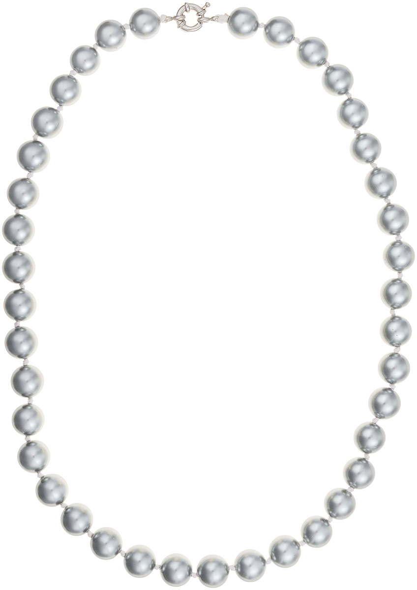 Бусы Art-Silver, цвет: серый металлик, длина 55 см. МАЙ31255-662