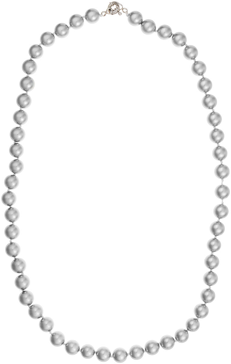 Бусы Art-Silver, цвет: серый металлик, длина 60 см. МАЙ31060-593
