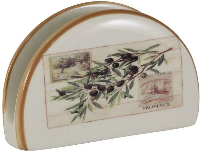 Салфетница LF Ceramic ОливкиLF-75F9484-AL Салфетница LF Ceramic ОливкиLF-75F9484-ALСалфетница LF Ceramic Оливки выполнена из экологически чистой керамики, отличительной особенностью которой является прочность. Нанесение глазури, не содержащей свинца, придает посуде превосходный блеск. Изделие украшено изображением оливковой ветки. Такая салфетница отлично дополнит сервировку стола. Можно использовать в микроволновой печи и мыть в посудомоечной машине.Длина салфетницы: 12 см.