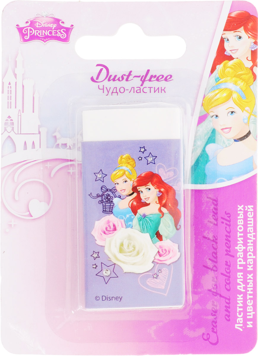 Disney Princess ЛастикPRCB-US1-215-BL1 Disney Princess ЛастикPRCB-US1-215-BL1Удобный ластик Disney Princess идеально убирает следы от чернографитных и цветных карандашей и оставляет рабочую поверхность практически чистой.Ластик не царапает бумагу и не содержит вредных красителей.Рекомендуемый возраст: для детей от 3-х лет.