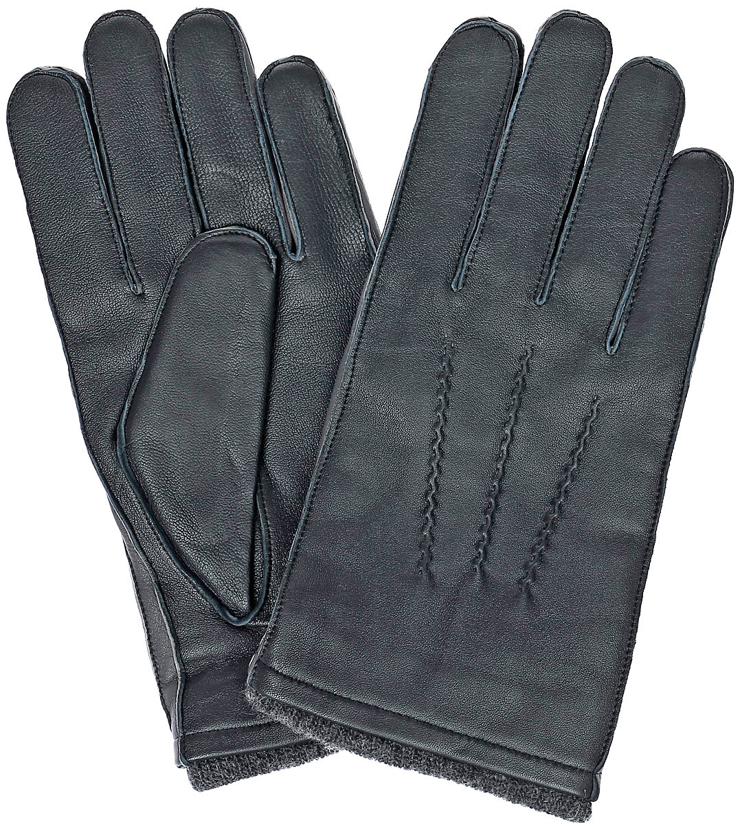 Перчатки мужские Fabretti, цвет: темно-серый. 12.48-9. Размер 8