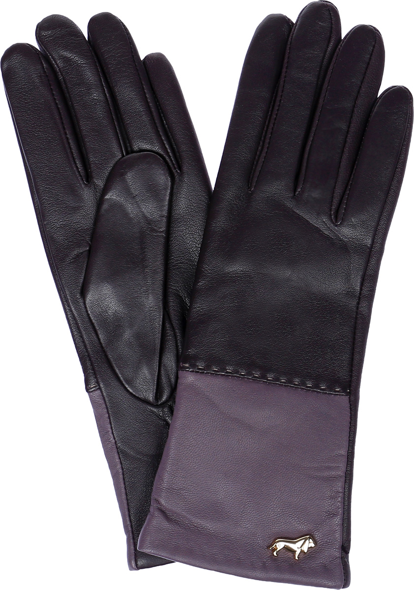 Перчатки женские Labbra, цвет: серо-фиолетовый. LB-7777. Размер 7