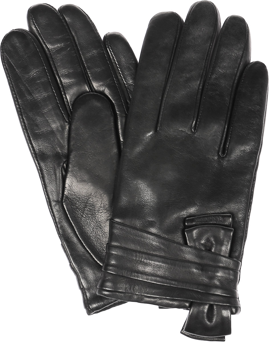 Перчатки женские Dali Exclusive, цвет: черный. 11_VALENTA. Размер 8