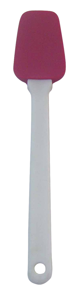 Лопатка кулинарная Regent Inox Silicone, цвет: белый, малиновый, длина 24 см93-SI-CU-07.1 Лопатка кулинарная Regent Inox Silicone, цвет: белый, малиновый, длина 24 см93-SI-CU-07.1Кулинарная лопатка Regent Inox Silicone выполнена из пищевого силикона и пластика.Силиконовую лопатку можно использовать на сковородах с любыми видами покрытий.Изделия из силикона выдерживают высокие и низкие температуры (от -40°С до +230°С). Они износостойки, легко моются, не горят и не тлеют, не впитывают запахи, не оставляют пятен. Силикон абсолютно безвреден для здоровья.Кулинарная лопатка Regent Inox Silicone - отличный подарок, необходимый любой хозяйке.Длина лопатки: 24 см. Размер рабочей части: 4,5 см х 6,5 см.