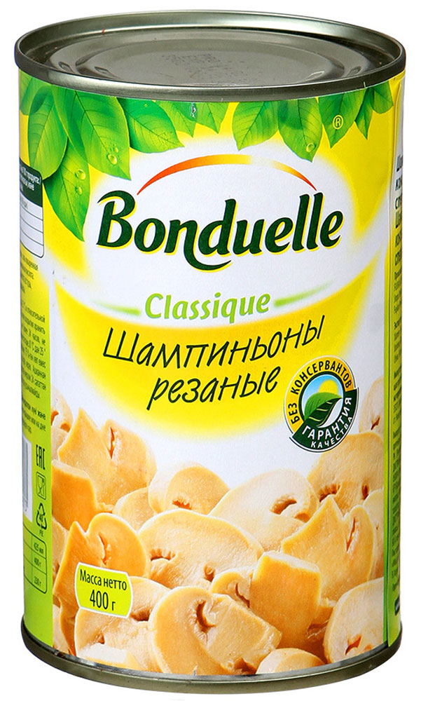 где купить Bonduelle шампиньоны резаные, 400 г по лучшей цене