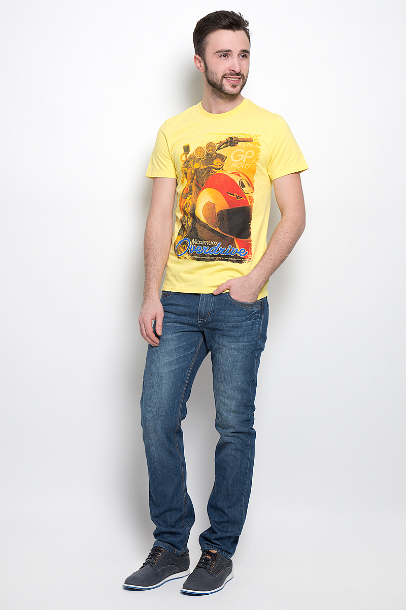 Футболка мужская Sela Sport, цвет: ярко-желтый. Ts-2411/004-7111. Размер L (50)Ts-2411/004-7111 Футболка мужская Sela Sport, цвет: ярко-желтый. Ts-2411/004-7111. Размер L (50)Ts-2411/004-7111Стильная мужская футболка Sela Sport выполнена из натурального хлопка. Модель с круглым вырезом горловины и короткими рукавами.
