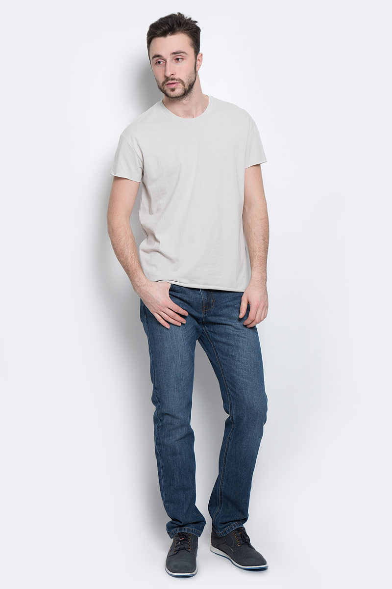 Футболка мужская Selected Homme, цвет: светло-серый. 16049961. Размер M (46)16049961_Gray Violet Футболка мужская Selected Homme, цвет: светло-серый. 16049961. Размер M (46)16049961_Gray VioletМужская футболка Selected Homme с короткими рукавами и круглым вырезом горловины выполнена из натурального хлопка. Низ и края рукавов изделия имеют необработанные края