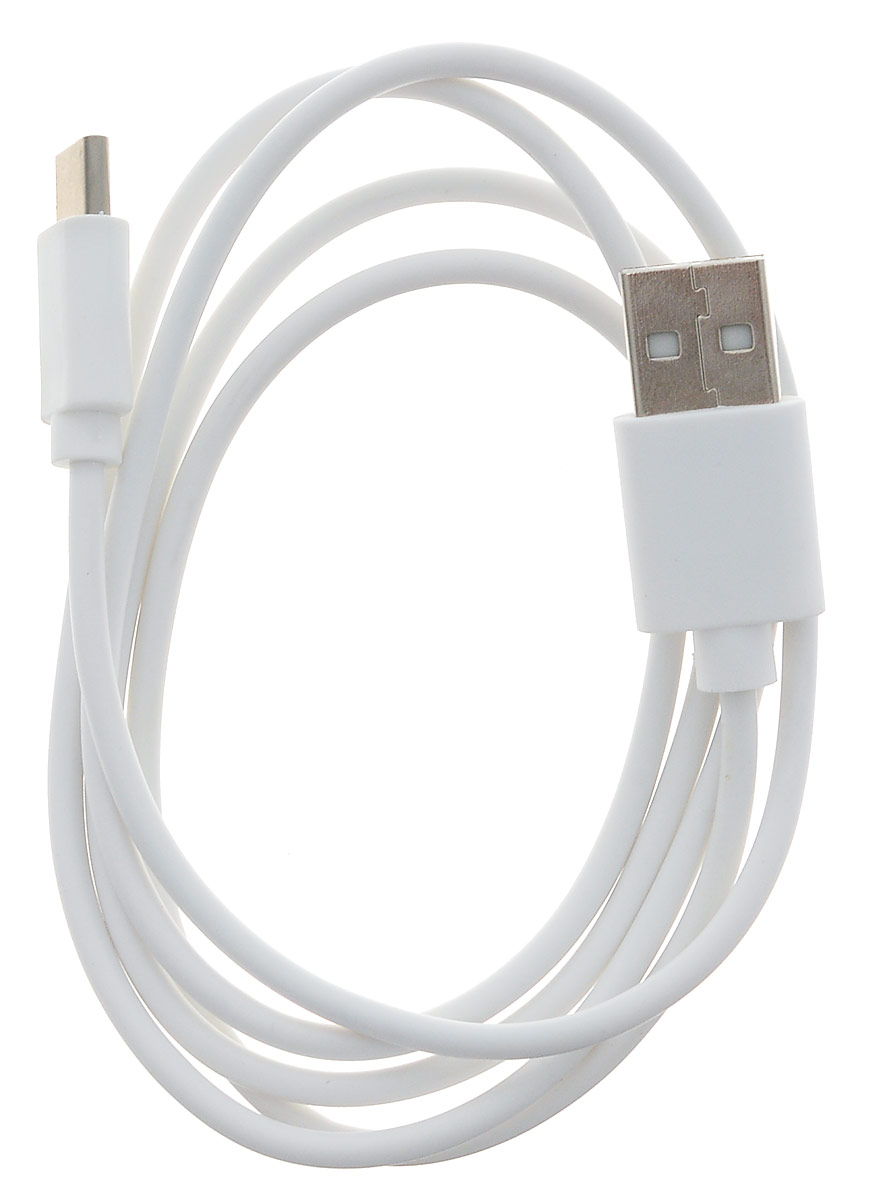 Red Line кабель USB-USB Type C, White (1 м)