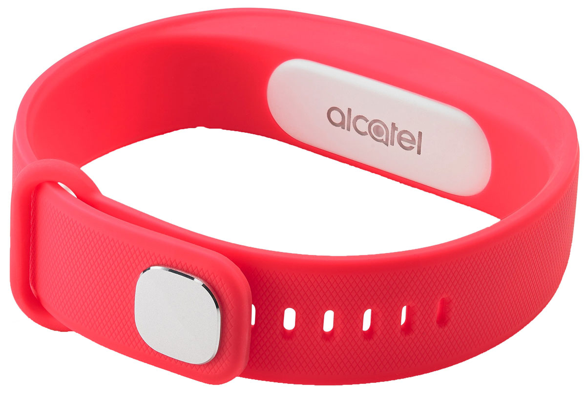 Alcatel MB10, Red White фитнес-браслетALC-MB10-3CALRU1-1 Alcatel MB10, Red White фитнес-браслетALC-MB10-3CALRU1-1Alcatel Move Band - первый фитнес-браслет от компании Alcatel, созданный для тех, кто следит за своим физическим состоянием. Устройство фиксирует не только количество пройденных шагов, сожженных калорий, но и сообщает о качестве вашего сна. У гаджета нет экрана - он способен передать вибрирующий сигнал, который подаст уведомлением на смартфон. Выполненный полностью из силиконового материала, браслет адаптирован к внешней среде - все элементы питания глубоко спрятаны, что удобно для ежедневного использования.Теперь, отправляясь в душ или в бассейн, не обязательно снимать браслет - он защищен по классу IP67, что дает ему устойчивость к воздействию влаги при погружении на глубину до 1 метра. Емкости встроенной батареи хватает на неделю непрерывной работы устройства, а ее подзарядка занимает не более 2 часов.
