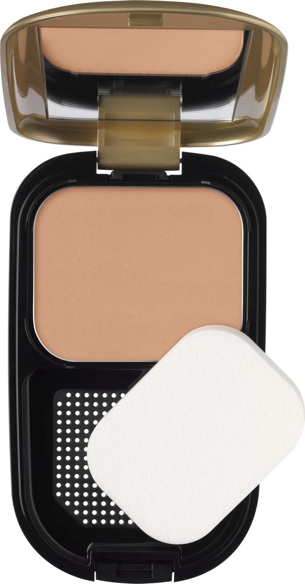 Max Factor Основа Компактная Суперустойчивая Facefinity Compact 006 тон 10 гр81536259 Max Factor Основа Компактная Суперустойчивая Facefinity Compact 006 тон 10 гр81536259Пудра Max Factor Facefinity Compact - это компактная пудра, обладающая свойствами жидкой тональной основы, которую удобно использовать. Она создает на коже гладкое сатиновое покрытие. Эта удобная в использовании компактная пудра, которую можно брать с собой, превосходно заменит тональную основу. Кроме того, она увлажняет кожу и придает ей сатиновый блеск, поэтому ты всегда будешь выглядеть великолепно. Пудра Max Factor Compact без отдушек и масла - очень удобное решение.Увлажняет кожу и придает ей сатиновое сияние. Не содержит масла и отдушек. Дерматологически тестировано.Идеальный оттенок должен соответствовать тону кожи на линии подбородка. Для ровного покрытия нанеси пудру с помощью спонжа и равномерно распредели ее от центра лица к краям. Чтобы получить безупречное покрытие, воспользуйтесь специальной большой кистью для растушевки. Всегда наноси продукт при ярком дневном освещении.