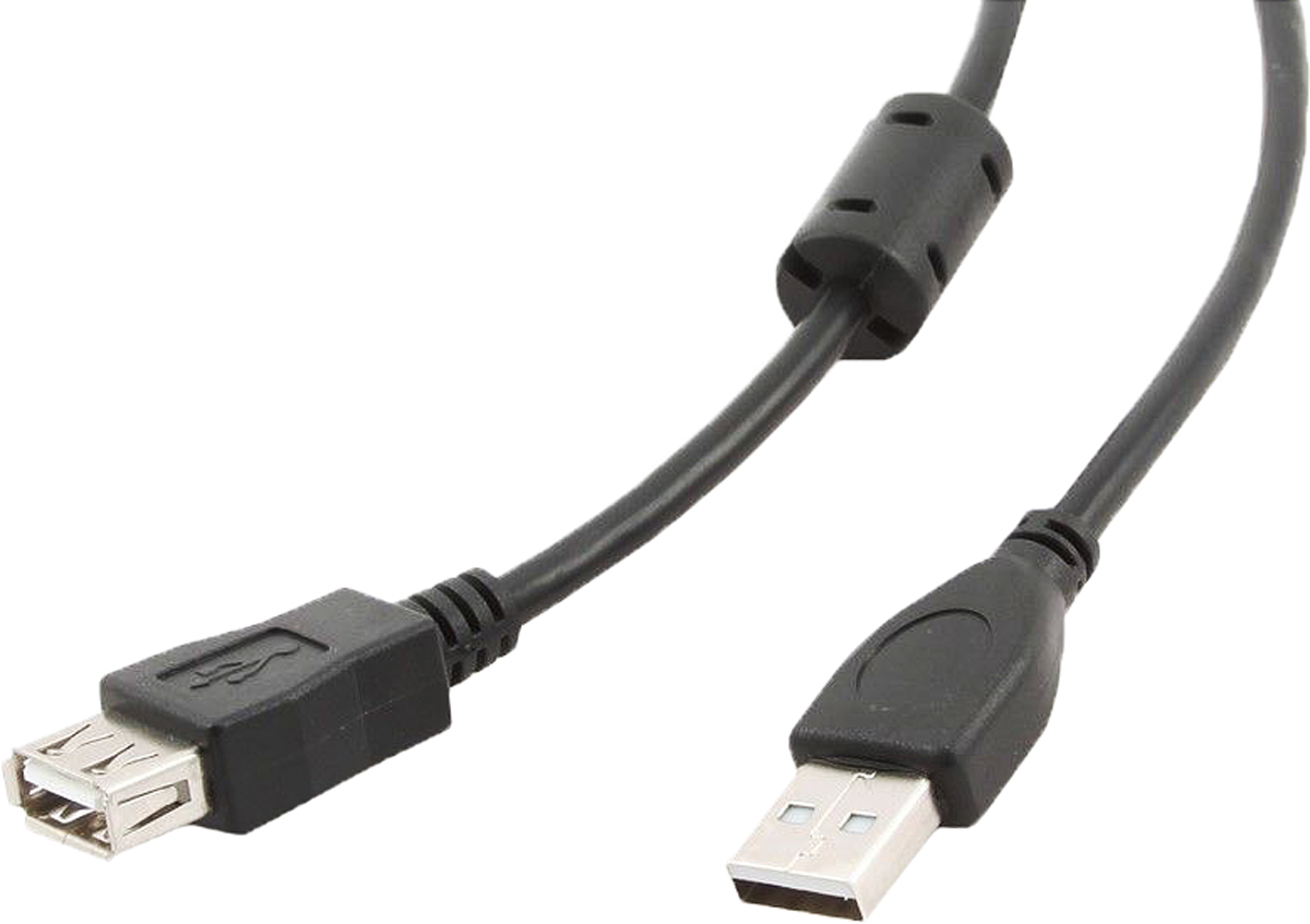 Cablexpert CCF-USB2-AMAF-15, Black кабель-удлинитель USB (4,5 м)
