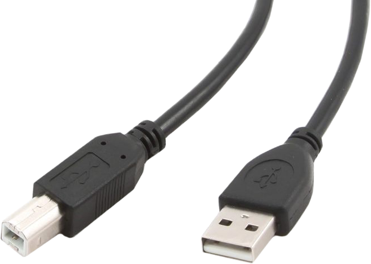 Cablexpert CCP-USB2-AMBM-6, Black кабель USB 2.0 тип A/B (1,8 м)CCP-USB2-AMBM-6 Cablexpert CCP-USB2-AMBM-6, Black кабель USB 2.0 тип A/B (1,8 м)CCP-USB2-AMBM-6Кабель Cablexpert CCP-USB2-AMBM-6 используется для подключения к компьютеру принтера, камеры, сканера, МФУ и других устройств с разъемом USB 2.0 тип B. Кабель сделан из материалов высокого качества и легко переносит ежедневное использование. Его штекера имеют позолоченное покрытие, которое предотвращает образование ржавчины.