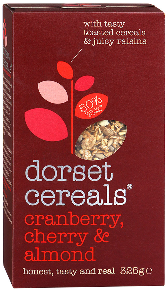 Dorset Cereals Супер клюква, вишня и миндаль мюсли, 325 гбйж002 Dorset Cereals Супер клюква, вишня и миндаль мюсли, 325 гбйж002Мюсли Dorset Cereals Супер клюква, вишня и миндаль подходят для завтрака с молоком, йогуртом или фруктовым соком.Уважаемые клиенты! Обращаем ваше внимание, что полный перечень состава продукта представлен на дополнительном изображении.