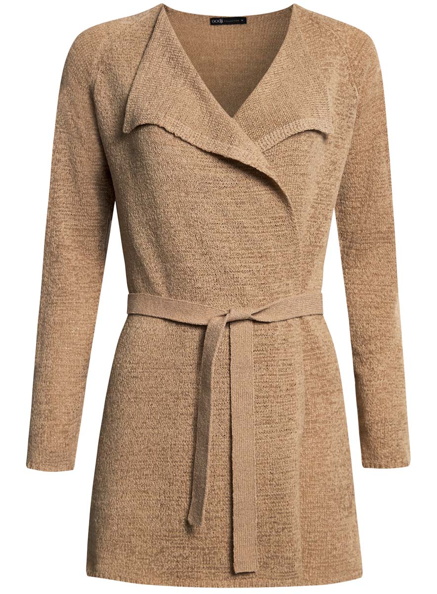 Кардиган женский oodji Collection, цвет: бежевый. 73205043-3B/46604/3300N. Размер XS (42)73205043-3B/46604/3300N Кардиган женский oodji Collection, цвет: бежевый. 73205043-3B/46604/3300N. Размер XS (42)73205043-3B/46604/3300NДлинный вязаный кардиган oodji изготовлен из качественного смесового материала. Модель без застежки дополнена поясом.