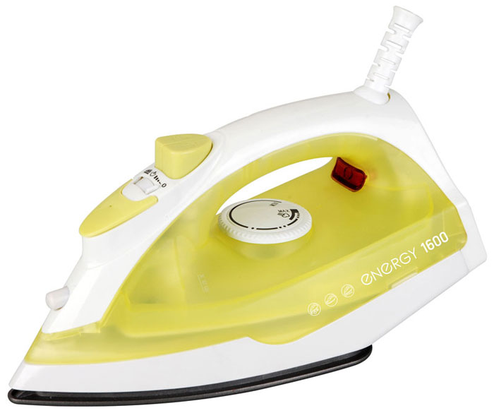 Energy EN-327, Yellow утюг54 270052 Energy EN-327, Yellow утюг54 270052Утюг Energy EN-327 с тефлоновым покрытием подошвы превратит процесс глажки различных видов ткани в легкое и неутомительное занятие. Прибор обладает всеми необходимыми характеристиками для отличного результата: сухое глажение, отпаривание с регулировкой, функция разбрызгивания, возможность вертикального отпаривания. Модель оснащена функциями парового удара и самоочистки. Сетевой шнур крепится при помощи шарового механизма, что не позволяет ему запутаться во время эксплуатации.