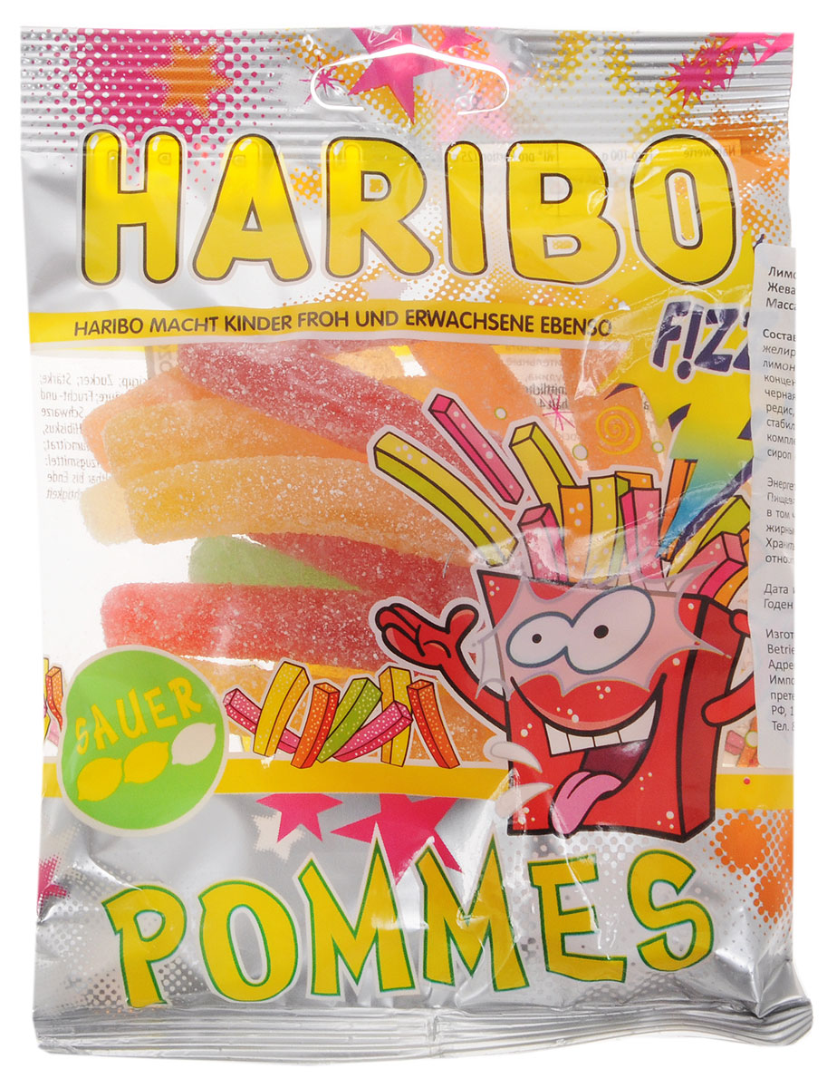 Haribo Лимонные дольки жевательный мармелад, 100 г33015 Haribo Лимонные дольки жевательный мармелад, 100 г33015Разнообразие вкусов сочных долек Haribo приятно удивляет - тут и ананас, и сочный апельсин, лимон и персик и даже грейпфрут!Особый вкусовой шик долькам придает кисленькая обсыпка, которая подчеркивает каждый из названных вкусов, как только они окажутся у вас во рту! Сочные дольки по праву принадлежат к фаворитам у любителей Haribo во всей Европе!Уважаемые клиенты! Обращаем ваше внимание, что полный перечень состава продукта представлен на дополнительном изображении.Обращаем ваше внимание на то, что упаковка может иметь несколько видов дизайна. Поставка осуществляется в зависимости от наличия на складе.