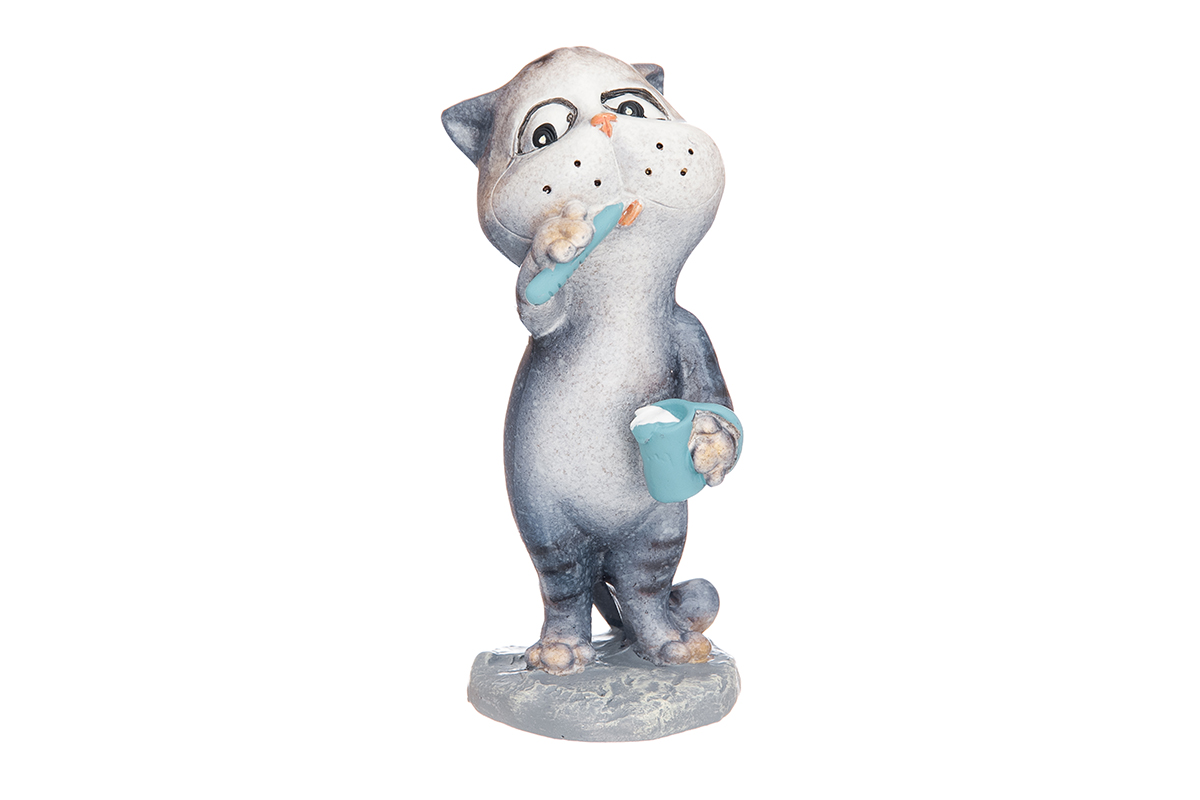 Фигурка декоративная Elan Gallery Котик - чистюля, 5 х 4,5 х 10 см gallery 5 банкетка