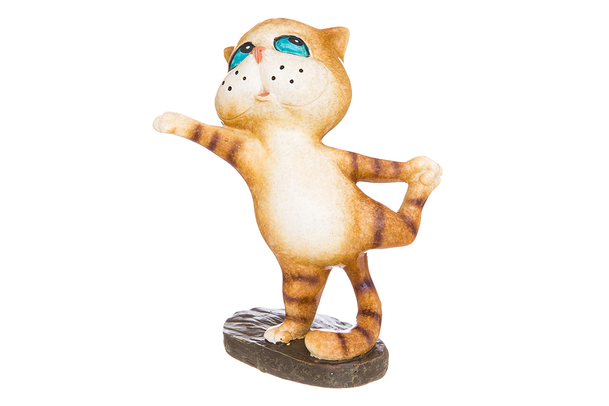 Фигурка декоративная Elan Gallery Котик-гимнаст, высота 12 см870187 Фигурка декоративная Elan Gallery Котик-гимнаст, высота 12 см870187Декоративные фигурки - это отличный способ разнообразить внутреннее убранство вашего дома. Декоративная фигурка с изображением котика станет прекрасным сувениром, который вызовет улыбку и поднимет настроение.Фигурка выполнена из полистоуна.Размер статуэтки: 9 х 6 х 12 см.