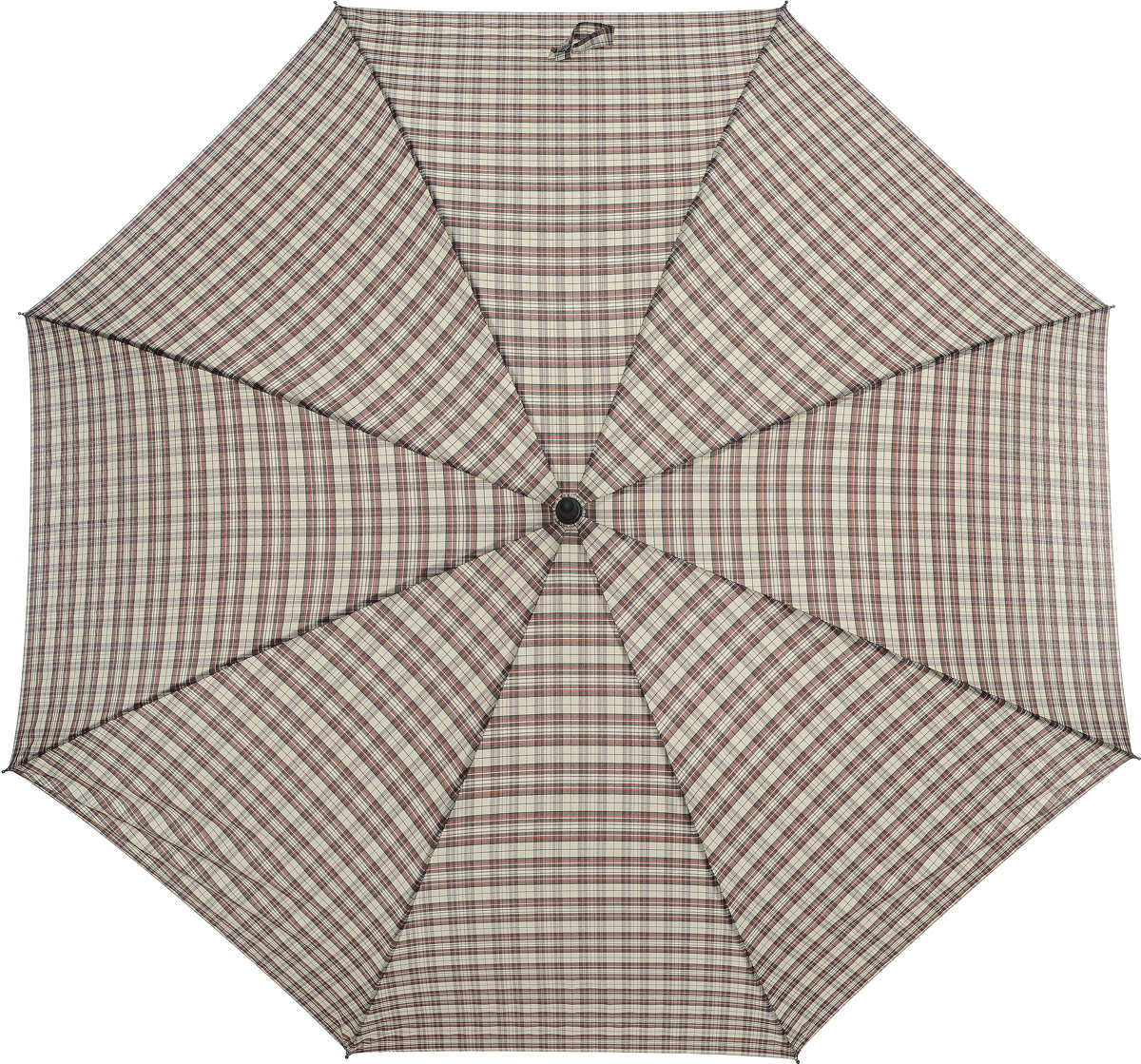 Зонт-трость Eleganzza, полуавтомат, цвет: бежевый, коричневый. T-05-XL41