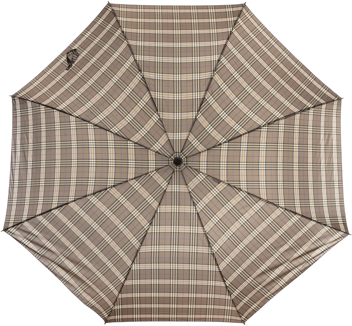 Зонт-трость Eleganzza, полуавтомат, цвет: бежевый. T-05-XL43