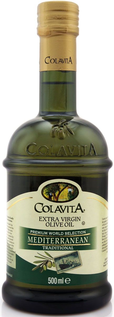 Colavita масло оливковое нерафинированное высшего качества Extra Virgin Mediterranean, 500 мл бизнесойл масло тыквенное нерафинированное 500 мл