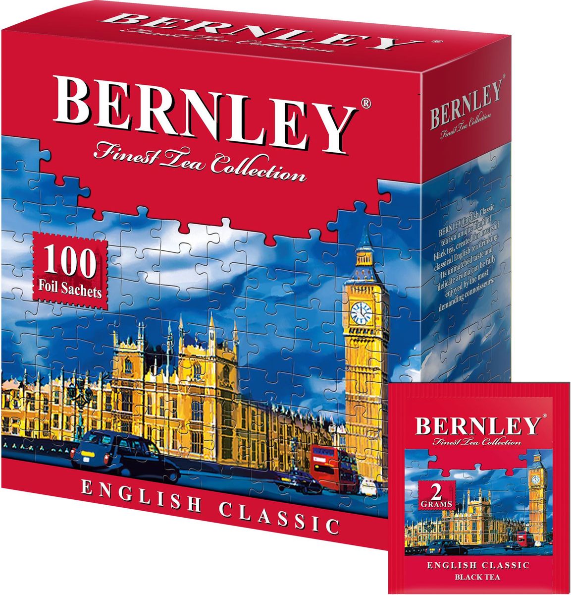 Bernley English Classic чай черный байховый мелкий в пакетиках, 100 шт1070129 Bernley English Classic чай черный байховый мелкий в пакетиках, 100 шт1070129Чай Bernley English Classic в конвертах имеет терпкий вкус, отлично сбалансированный, с восхитительно утонченными оригинальными оттенками. Быстро восстанавливает силы, повышает жизненный тонус. Подходит для чаепития в любое время суток.