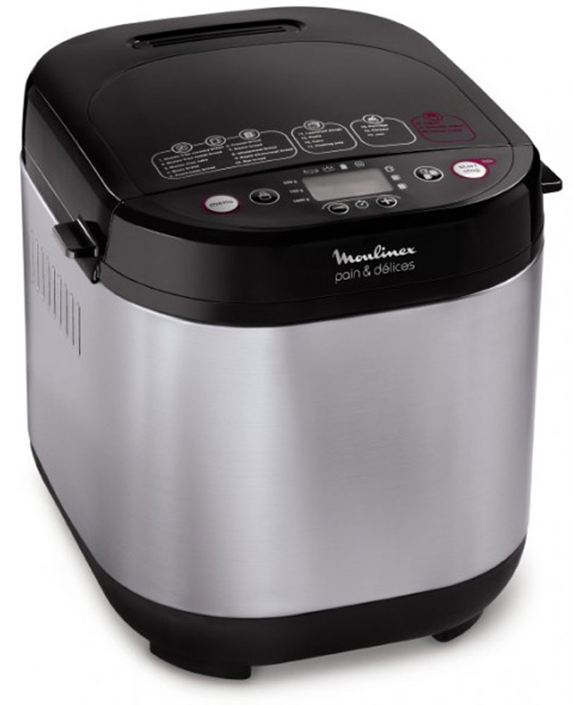 Moulinex OW240E30 хлебопечкаOW240E30 Moulinex OW240E30 хлебопечкаOW240E30Мультифункциональная хлебопечка Fast&Delicious от Moulinex предлагает 10 программ для приготовления различного типа хлеба – от классического до нескольких видов безглютенового, – и 7 дополнительных программ, включая уникальные для приготовления круп и каш. Благодаря компактным размерам хлебопечку легко использовать и удобно хранить. Книга рецептов поможет освоить этот полезный прибор.20 автоматических программУльтракомпактность и легкостьКнига рецептов на 28 рецептов