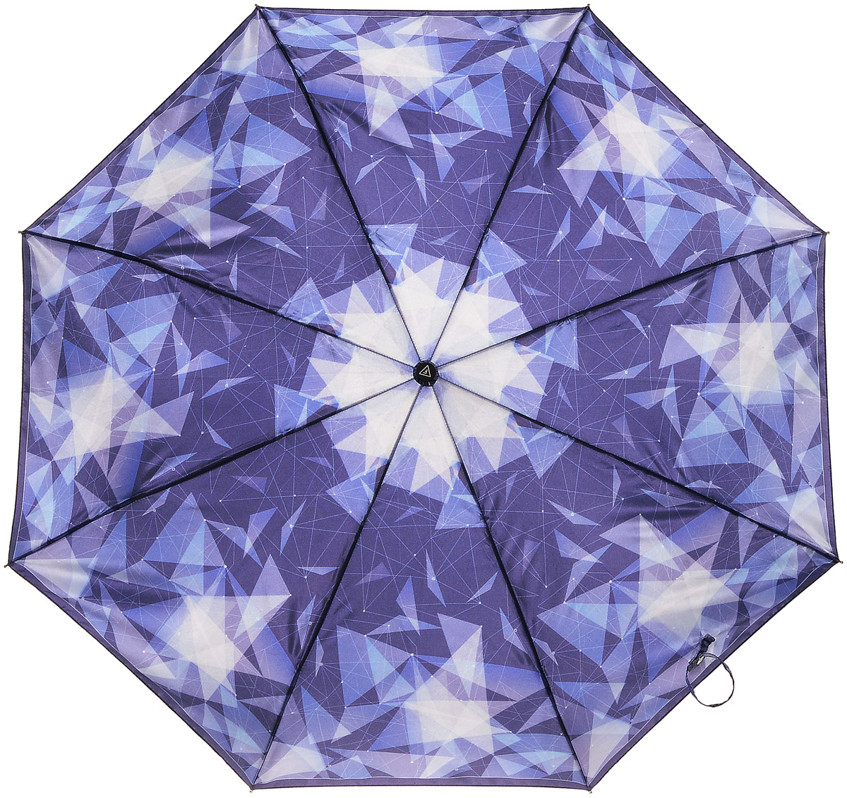 Зонт женский Fabretti, автомат, 3 сложения, цвет: фиолетовый, сиреневый. S-16107-3