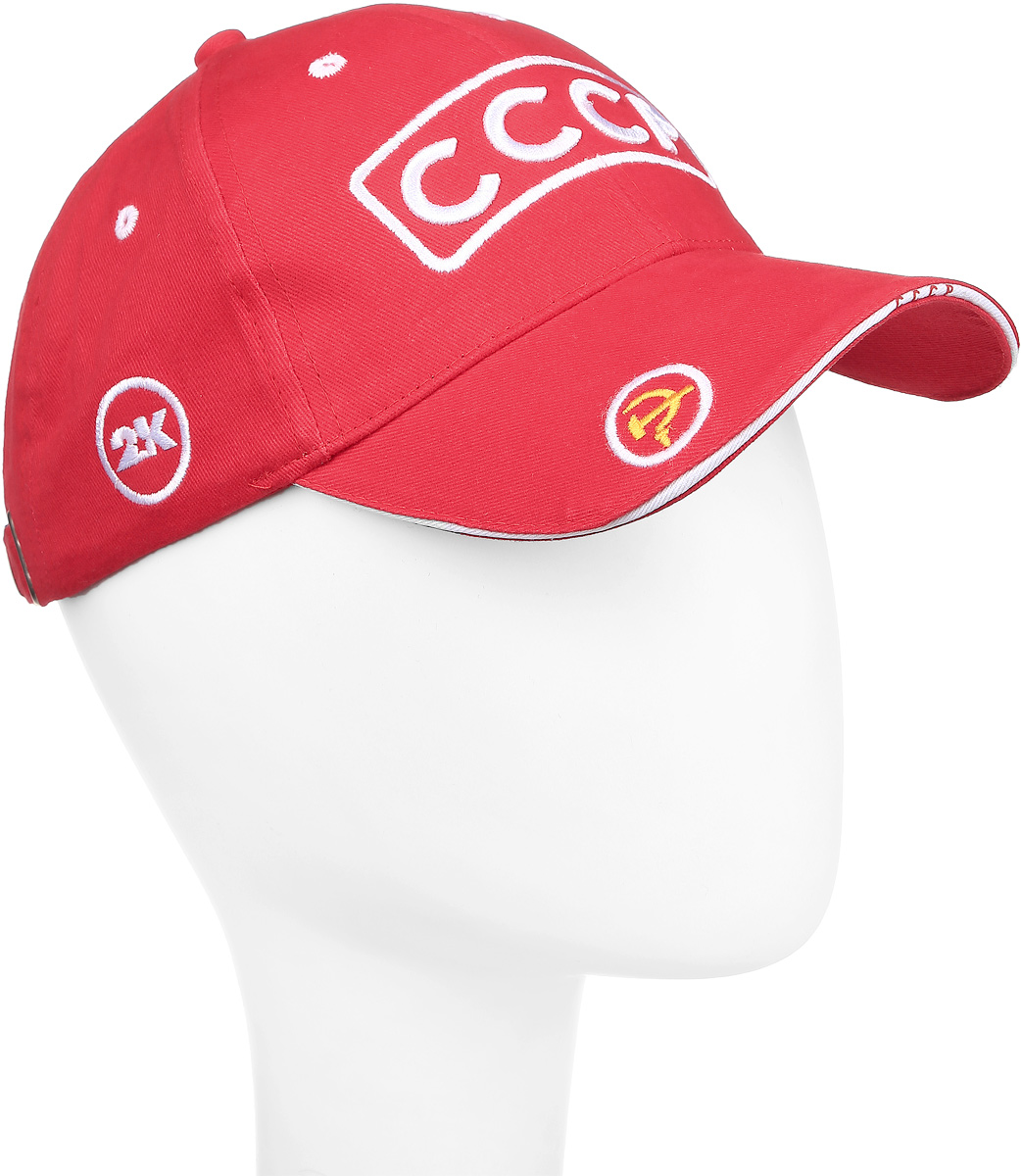 Бейсболка 2K Sport Retro, цвет: красный, белый. 124225. Размер 58/60124225_red/white Бейсболка 2K Sport Retro, цвет: красный, белый. 124225. Размер 58/60124225_red/whiteБейсболка 2K Sport Retro выполнена из натурального хлопка и имеет классическую панельную конструкцию. Модель с плотным козырьком оформлена объемными фирменными вышивками и вышивками с символикой СССР. Бейсболка имеет небольшие отверстия, обеспечивающие дополнительную вентиляцию. Объем бейсболки регулируется при помощи хлястика с металлической застежкой-фиксатором, оформленной гравировкой.