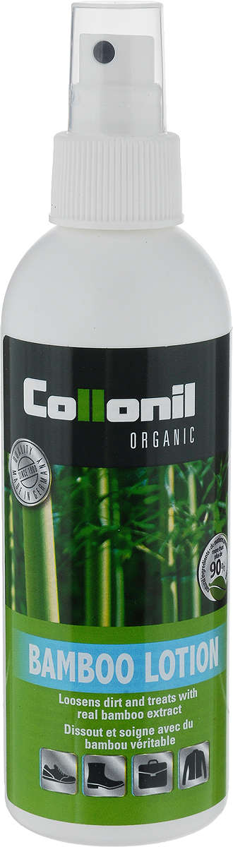 Жидкость-основа для обуви Collonil Organic Bamboo Lotion, 200 мл жидкость для лакированной обуви collonil lack polish цвет черный 100 мл