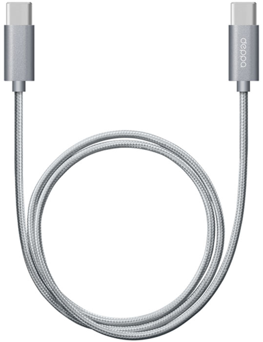 Deppa Alum, Graphite дата-кабель USB Type-C (1,2 м)