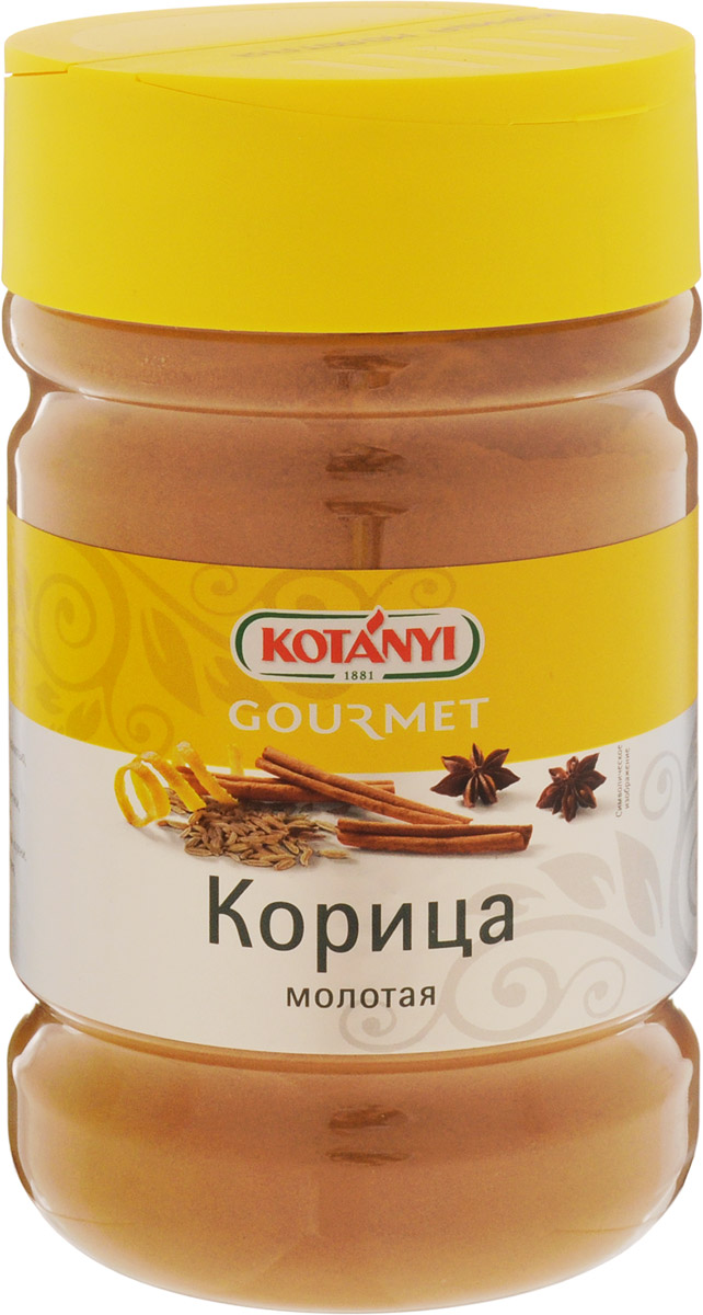 Kotanyi Корица молотая, 600 г249211 Kotanyi Корица молотая, 600 г249211Корица имеет пряный, сладковатый вкус и интенсивный аромат. Она прекрасно сочетается с гвоздикой, ванилью, а также с кайенским перцем, кориандром и мускатным орехом. Корицу добавляют во все виды сладких блюд и выпечки, печеные фрукты и горячие напитки. Она является неотъемлемым ингредиентом большинства блюд азиатской, восточной и арабской кухни.