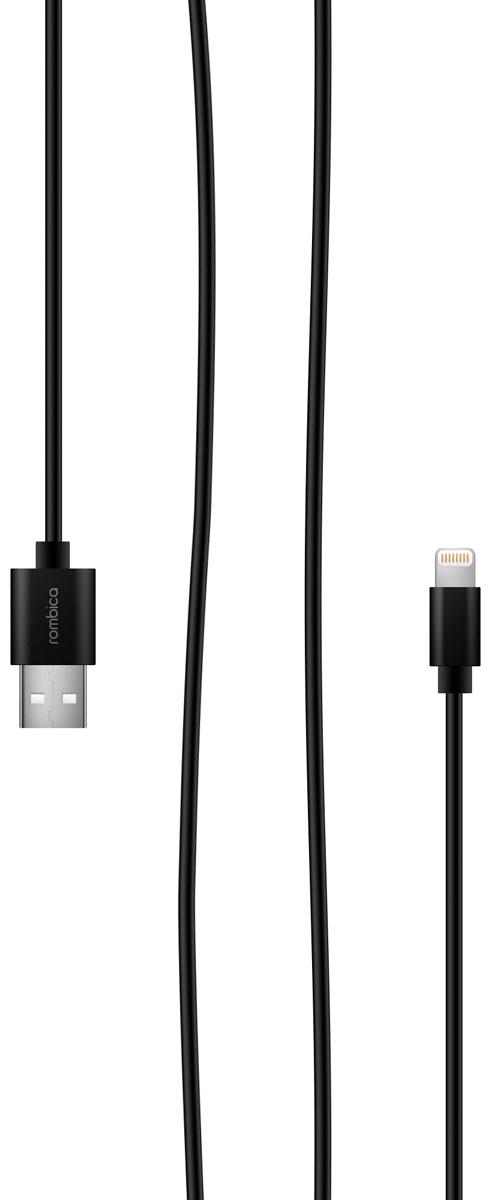 Rombica Digital IR-01 USB - Apple Lightning, Black кабель (2 м)