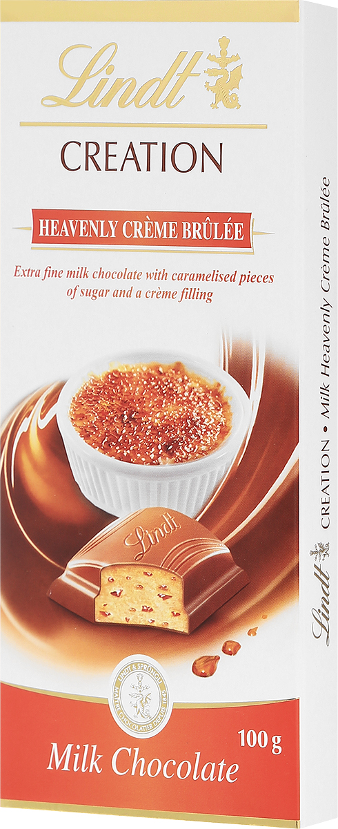 Lindt Creation молочный шоколад с кусочками карамели и начинкой крем-брюле, 100 г3046920022538 Lindt Creation молочный шоколад с кусочками карамели и начинкой крем-брюле, 100 г3046920022538Восхитительное лакомство с кусочками карамели и начинкой крем-брюле. Изготовленный на основе натуральных ингредиентов продукт отличается высоким качеством, отменным вкусом и нежнейшей консистенцией.Десерт является отличным презентом для коллег или друзей.Уважаемые клиенты! Обращаем ваше внимание, что полный перечень состава продукта представлен на дополнительном изображении.