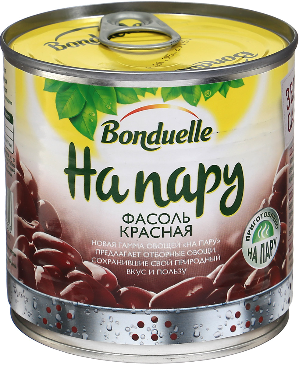 Bonduelle красная фасоль На Пару, 310 г5450 Bonduelle красная фасоль На Пару, 310 г5450Фасоль Кидни более упругая по сравнению с другими сортами, и поэтому идеально подходит для свежих салатов. Приготовлена фасоль На пару, чтобы она сохранила свой неповторимый вкус, аппетитную структуру и безупречный вид.Уважаемые клиенты! Обращаем ваше внимание, что полный перечень состава продукта представлен на дополнительном изображении.