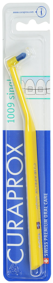 Curaprox CS 1009 Монопучковая щетка single & sulcular, цвет: желтый, 9 ммCS1009_жёлтый Curaprox CS 1009 Монопучковая щетка single & sulcular, цвет: желтый, 9 ммCS1009_жёлтыйCuraprox CS 1009 Монопучковая щетка single & sulcular, цвет: желтый, 9 мм