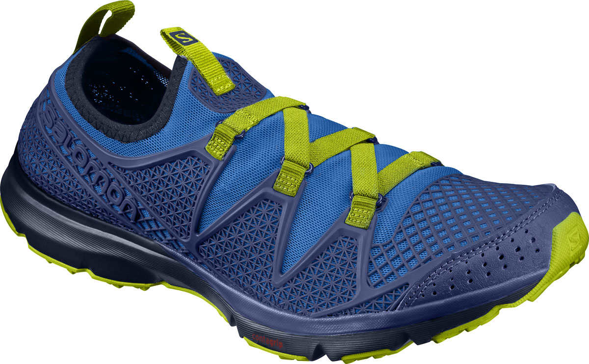 Кроссовки мужские Salomon Crossamphibian, цвет: синий. L39470600. Размер 10,5 (44)L39470600 Кроссовки мужские Salomon Crossamphibian, цвет: синий. L39470600. Размер 10,5 (44)L39470600Кроссовки Salomon Crossamphibian выполнены из искусственной кожи и текстиля. Модель на эластичной шнуровке. Подкладка и стелька ЭВА выполнены из текстиля. Резиновая подошва оснащена рифлением.