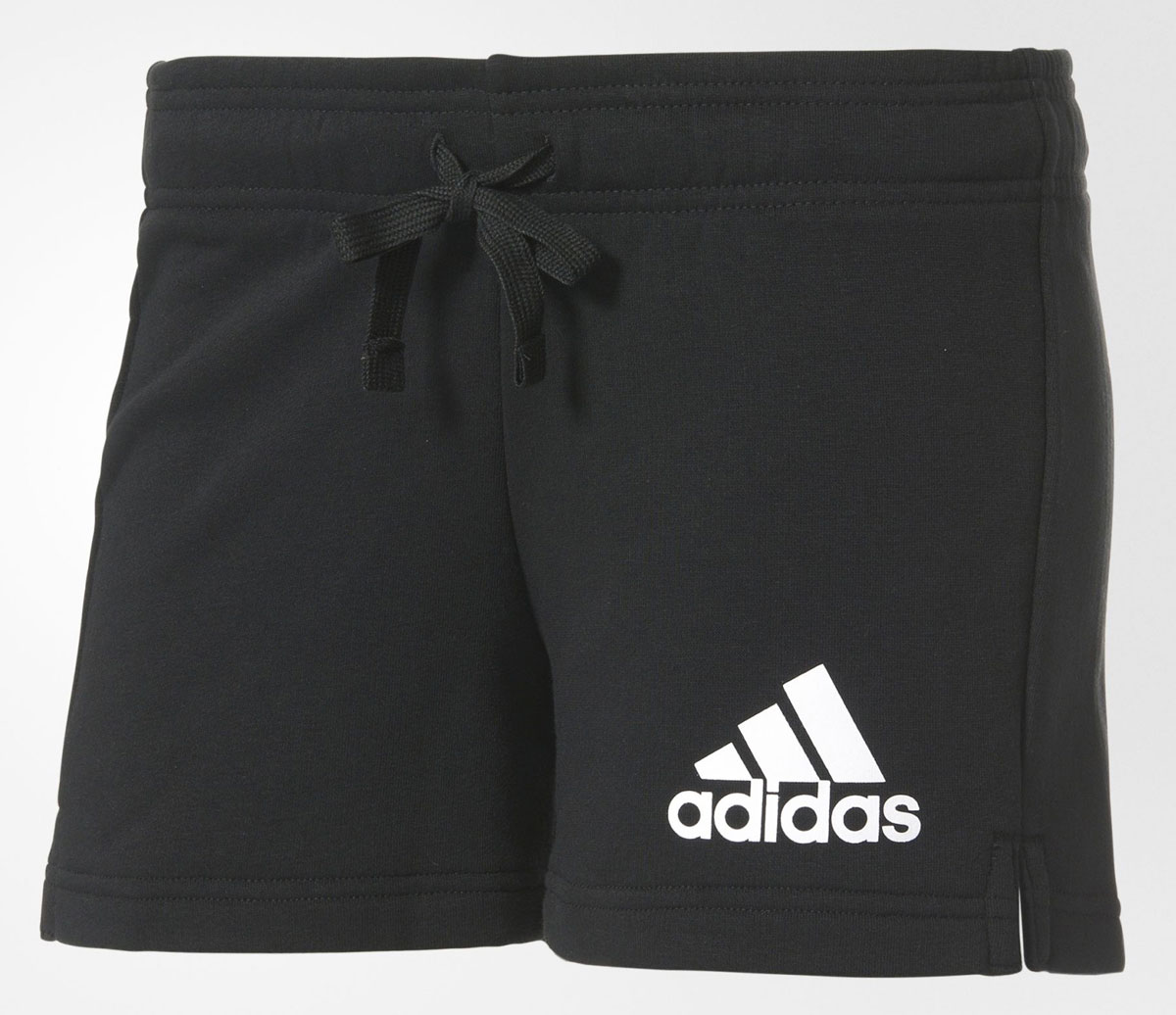 Шорты женские adidas Ess Solid Short, цвет: черный. B45780. Размер M (46/48)B45780 Шорты женские adidas Ess Solid Short, цвет: черный. B45780. Размер M (46/48)B45780Шорты женские adidas Ess Solid Short выполнены из хлопка с добавлением полиэстера. Дополнена модель эластичным поясом с затягивающимся шнурком.
