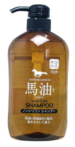 Loshi Шампунь для волос, без силикона, с содержанием конского жира, 600 мл