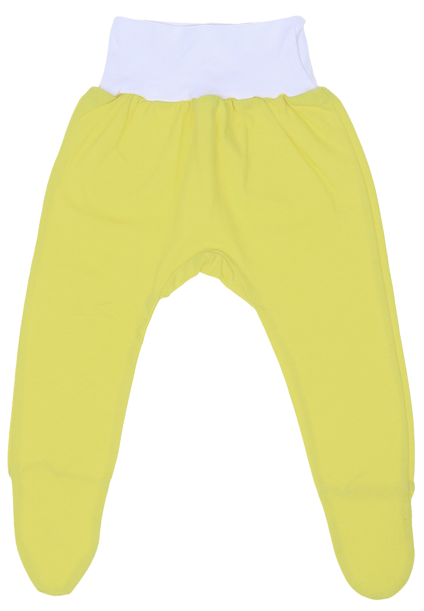 Ползунки детские Чудесные одежки, цвет: желтый. 5207. Размер 74