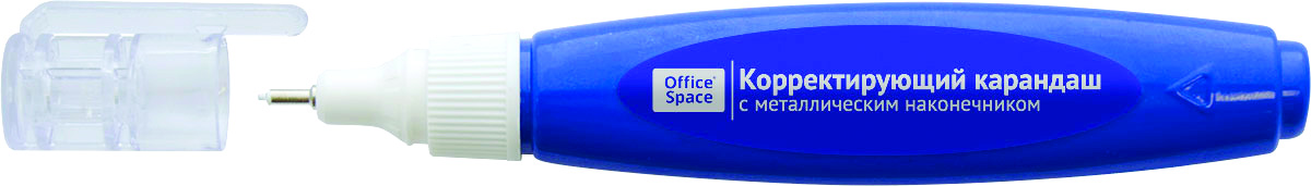 OfficeSpace Ручка-корректор 5 мл CPM07_1878CPM07_1878 OfficeSpace Ручка-корректор 5 мл CPM07_1878CPM07_1878Ручка-корректор OfficeSpace с металлическим наконечником гарантирует точное нанесение.Система подачи жидкости через пластиковый наконечник не требует постоянного нажатия на корпус. Точное нанесение. Перед применением необходимо встряхнуть. А после использования плотно закрыть колпачок.