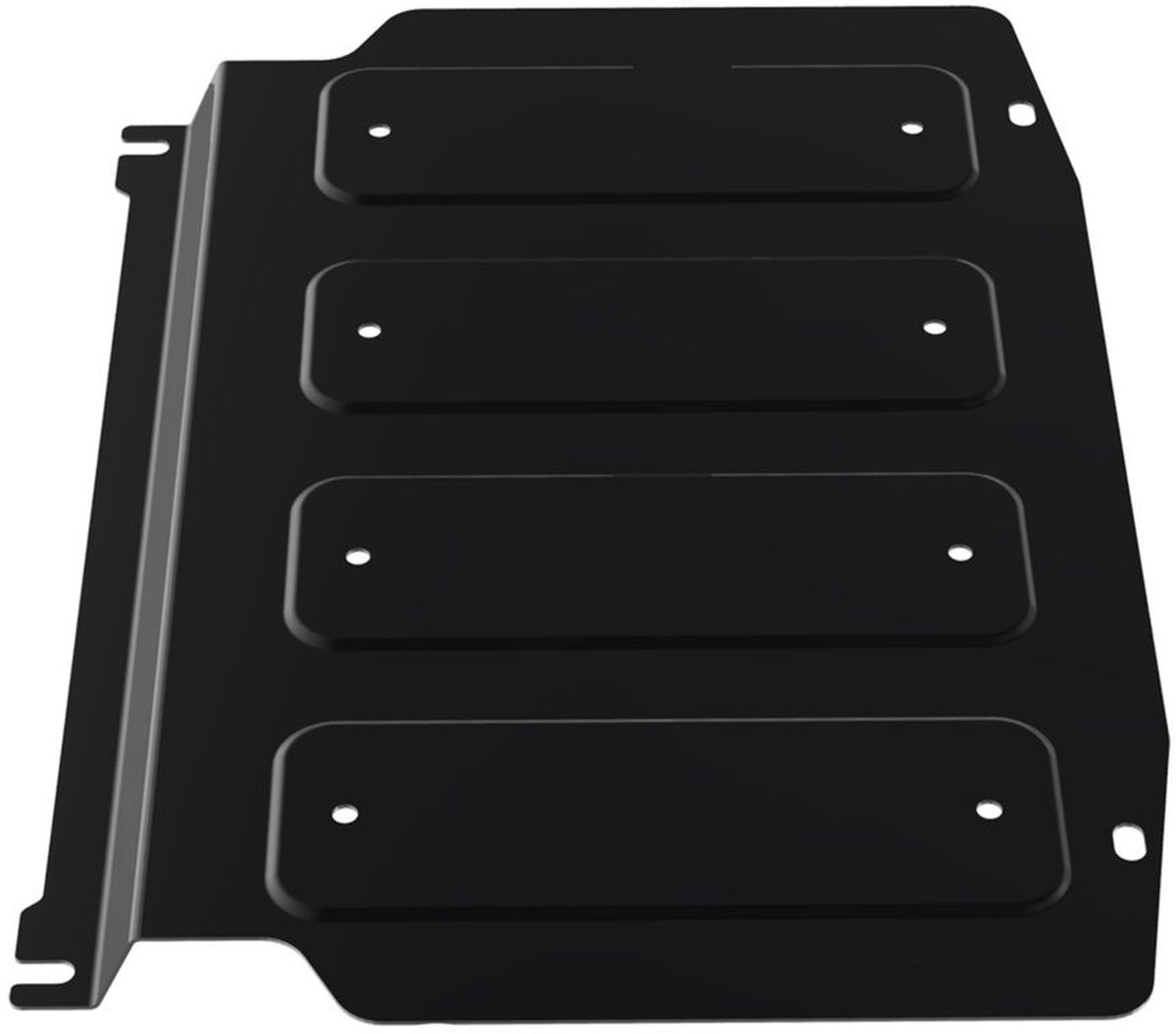 Защита картера Автоброня Mitsubishi Pajero IV 2006-2011 2011-2016/Mitsubishi Pajero III 1999-2006, сталь 2 мм111.04003.2 Защита картера Автоброня Mitsubishi Pajero IV 2006-2011 2011-2016/Mitsubishi Pajero III 1999-2006, сталь 2 мм111.04003.2Защита картера Автоброня для Mitsubishi Pajero IV, V - 3,0; 3,2(188hp, 200hp); 3,8 2006-2011 2011-2016/Mitsubishi Pajero III АКПП 1999-2006, сталь 2 мм, комплект крепежа, 111.04003.2Дополнительно можно приобрести другие защитные элементы из комплекта: защита радиатора - 111.04012.1, защита КПП - 111.04044.1, защита РК - 111.04011.5Стальные защиты Автоброня надежно защищают ваш автомобиль от повреждений при наезде на бордюры, выступающие канализационные люки, кромки поврежденного асфальта или при ремонте дорог, не говоря уже о загородных дорогах.- Имеют оптимальное соотношение цена-качество.- Спроектированы с учетом особенностей автомобиля, что делает установку удобной.- Защита устанавливается в штатные места кузова автомобиля.- Является надежной защитой для важных элементов на протяжении долгих лет.- Глубокий штамп дополнительно усиливает конструкцию защиты.- Подштамповка в местах крепления защищает крепеж от срезания.- Технологические отверстия там, где они необходимы для смены масла и слива воды, оборудованные заглушками, закрепленными на защите.Толщина стали 2 мм.В комплекте крепеж и инструкция по установке.
